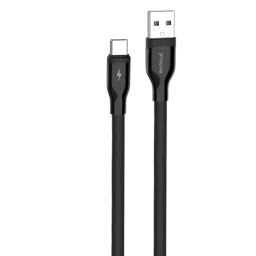 Кабель Proove USB Cable to USB-C Flex Metal 2.4A 1m Black (CCFM20001201)