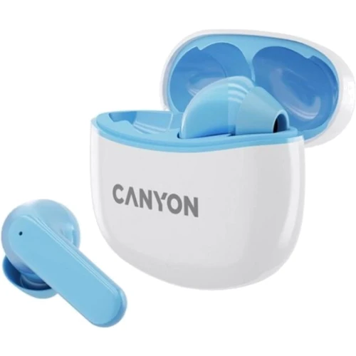 Наушники Canyon TWS-5 Blue (CNS-TWS5BL): Тип конструкции вакуумные