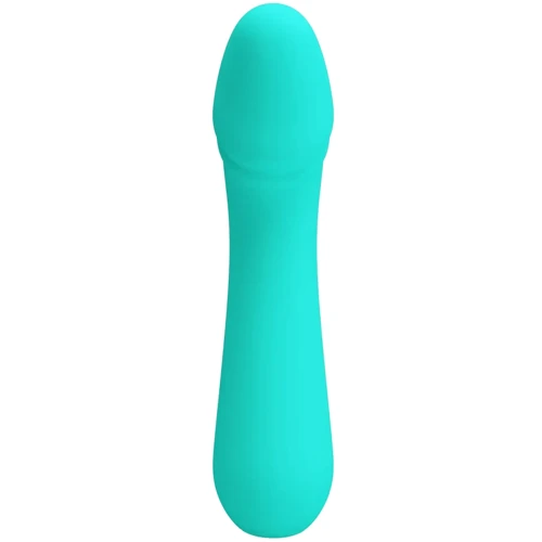 Вибратор для стимуляции точки G LYBAILE Pretty Love Cetus Тurquoise (BI-014723-4)