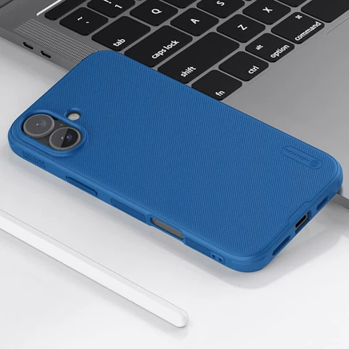 Чохол для iPhone Nillkin Matte Pro Blue для iPhone 16 фото 6