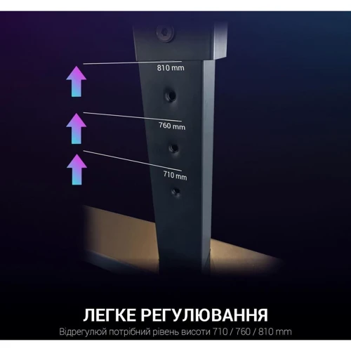 Компьютерный стол GamePro GMD215: Максимальная нагрузка, кг 100