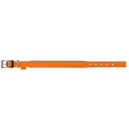 Нашийник Collar Dog Extreme з нейлону зі світловідбиваючою вставкою подвійний помаранчевий 40 мм 46-58 см (64484): Колір оранжевый
