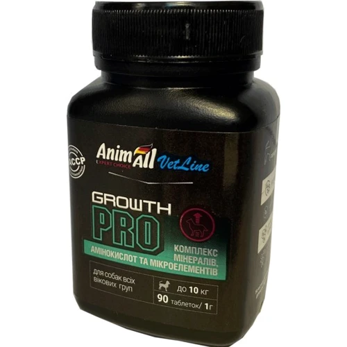 Вітаміни AnimAll VetLine Growth PRO для собак малих порід 1 гх90 т. (4820150205508)