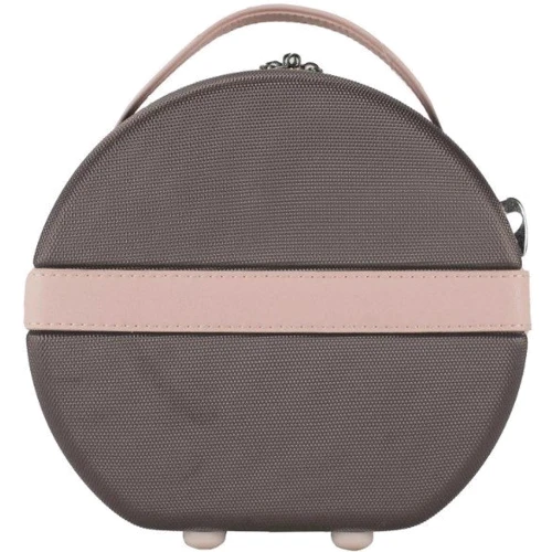 Бьюти-кейс Semi Line 5L Brown/Pink Cream коричневый/розовый (T5673-1): Тип ручки Со съемным ремнем, Плечевой ремень, Короткая ручка