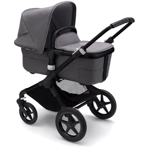 Универсальная коляска 2 в 1 Bugaboo Fox 3 Black/ Grey Melange/ Grey Melange фото 8