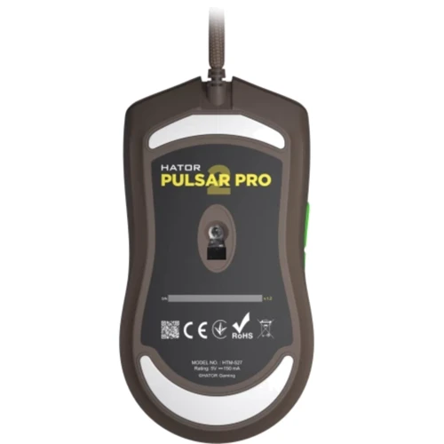 Мышь HATOR Pulsar 2 PRO Choco (HTM-527): Длина кабеля 1.8 м