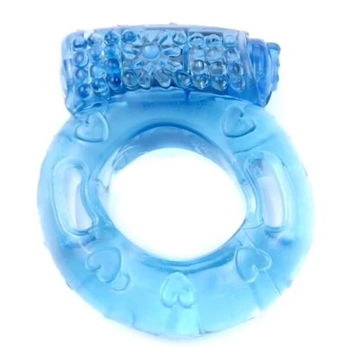 Ерекційне вібро кільце BOSS Vibrating Cock Ring Blue, BS6700040: Виробник BOSS of TOYS