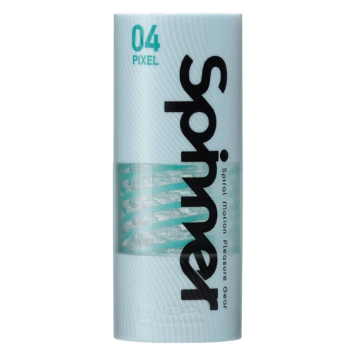 Мастурбатор Tenga Spinner Pixel з пружною стимулюючої спіраллю всередині