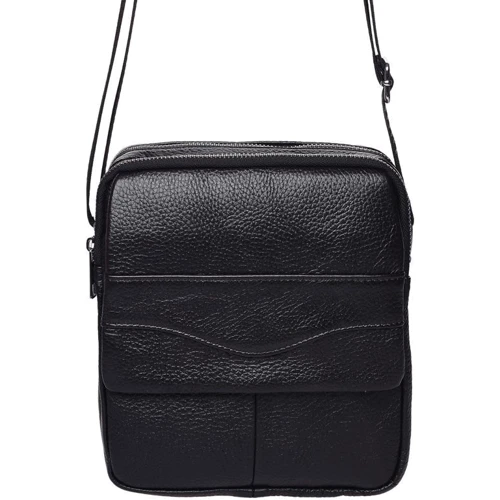 Мужская сумка через плечо Keizer черная (K15206-black): Пол Мужской