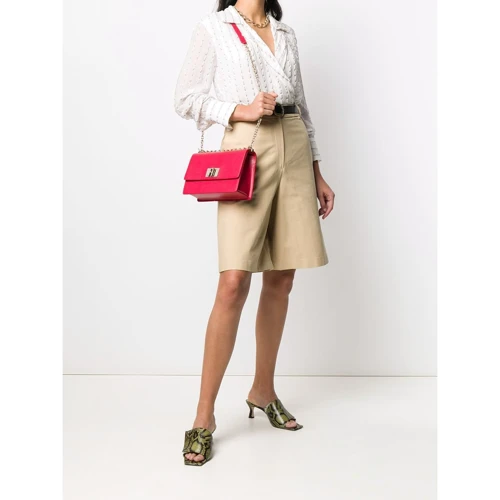 Жіноча сумка крос боді Furla 1927 S Crossbody 24 червона (BAFIACOARE000RUB00): Фактура матова, Зерниста