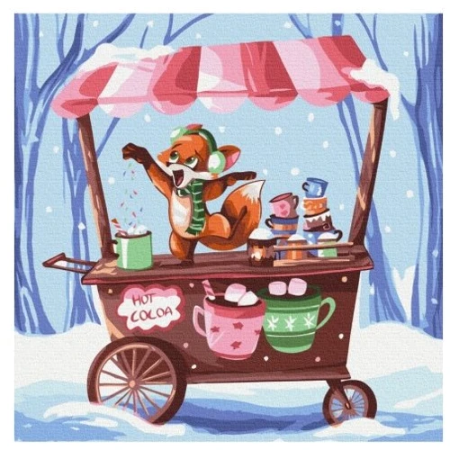 Картина по номерам Brushme Какао для всех ©artdi.ua 40х40 см (SBS018)