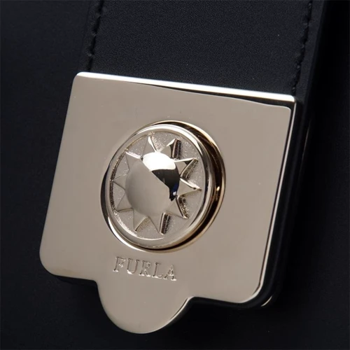 Женская сумка тоут Furla Mira S черная (993449): Тип ручки Со съемным ремнем, Плечевой ремень, С двумя ручками, Короткая ручка