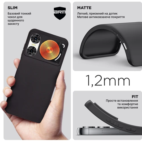 Чехол для телефонов ArmorStandart Matte Slim Fit Black for ZTE Nubia Music 2 (ARM83654)