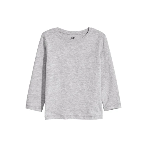 Лонгслив 9Z6831718 H&M 134-140 см серый