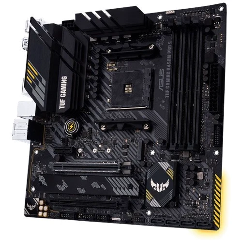 ASUS TUF GAMING B450M-PRO S: Роз'єми на платі SATA 3.0, M.2