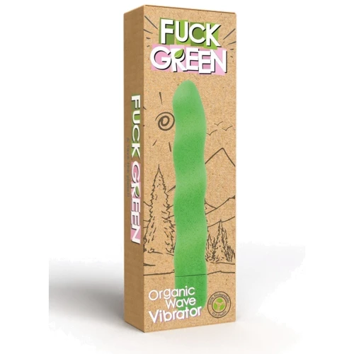 Вибратор Fuck Green Organic Wave Vibrator Green