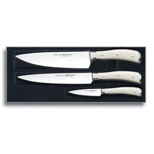 Набір кухонних ножів Набір ножів Wuesthof Classic Ikon Creme (3 пр) (9601.0)