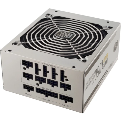 Блок питания CoolerMaster 1050W MWE Gold 1050 - V2 ATX 3.0 White Version (MPE-A501-AFCAG-3GEU): Модульные (съемные) кабеля Есть