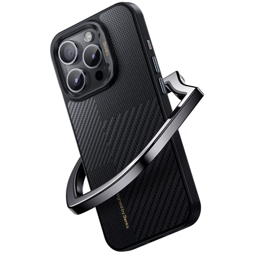 Чехол для iPhone Benks MagClap ArmorPro Case Montage Black for iPhone 15 Pro Max: Материалы Кевлар