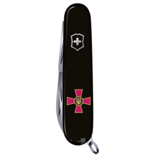 Мультитул Victorinox Huntsman Army 91мм/15 функций/черный /Эмблема ВСУ (1.3713.3_W0010u): Количество функций 15