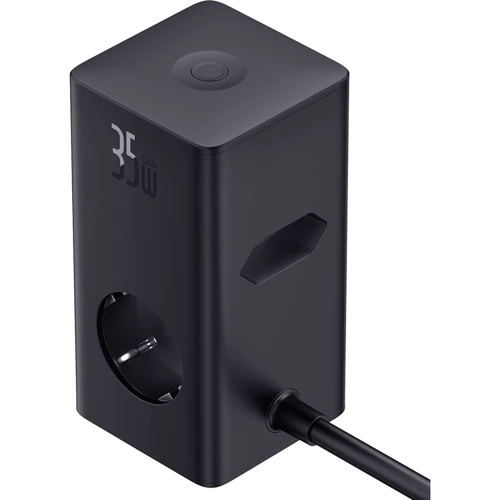 Зарядний пристрій Baseus Wall Charger AC+2xUSB+2xUSB-C GaN PowerCombo Power Strip 35W Black (E00023606113-00): Особливості USB-C