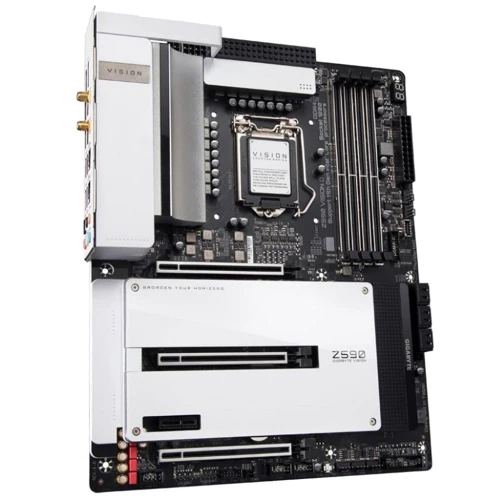 Gigabyte Z590 VISION D: Разъемы на плате PCI Express x1, SATA 3.0, M.2