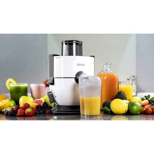 Соковыжималка CECOTEC Titanium 19000 white: Материал корпуса пластик / нержавеющая сталь