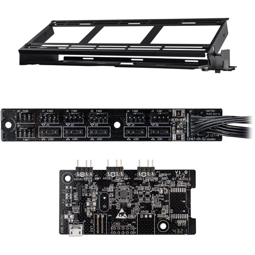 Корпус Cooler Master HAF 700 Evo Tempered Glass Black (H700E-IGNN-S00): Материал передней панели сталь