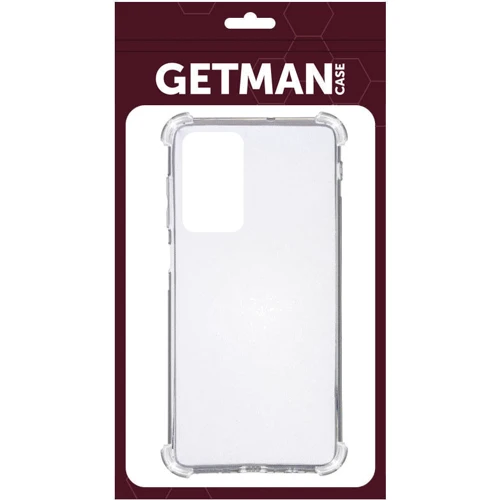 Аксессуар для смартфона TPU Case GETMAN Ease logo Clear for Xiaomi Redmi Note 12 4G: Тип накладка на заднюю часть