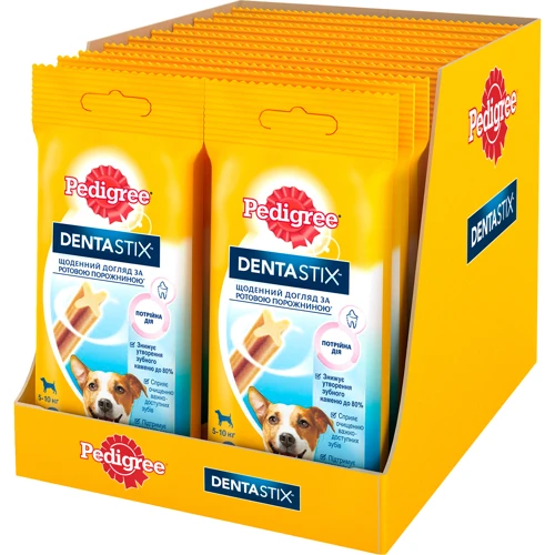 Лакомство Pedigree Denta Stix для чистки зубов 45г (5998749106877): Вес 45 г