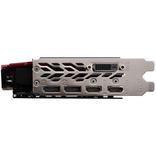 Видеокарта MSI Radeon RX 480 Gaming X 4GB GDDR5 (256bit): Тип памяти GDDR5