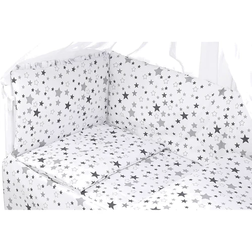 Комплект постельного белья Qvatro Gold RG-08 серые звезды (625353)