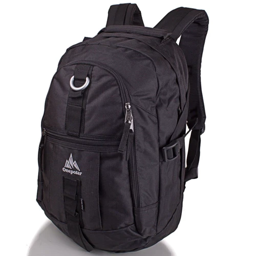 Мужской рюкзак Onepolar черный (W731-black): Тип ручки Плечевой ремень, Короткая ручка