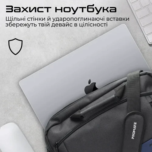 Сумка для ноутбука Promate 15.6" Satchel-MB Blue (satchel-mb.blue): Форм-фактор 15.6"