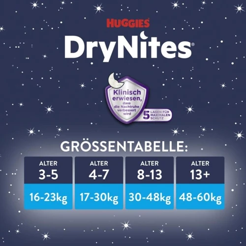 Подгузник Huggies DryNites 8-13 yrs Conv Boy 9 Stomp фото 6