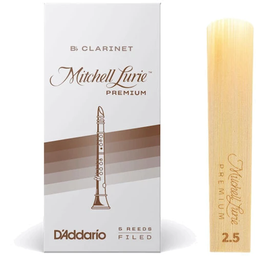 Трости D'addario Mitchell Lurie Premium - Bb Clarinet #2.5 - 5 Pack