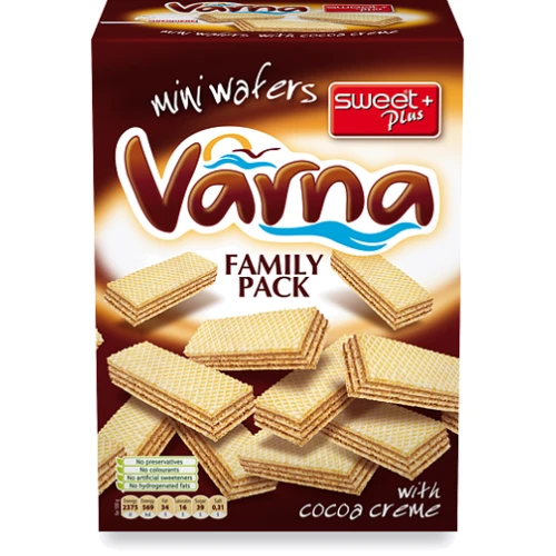 Мини-вафли Sweet Plus VARNA FAMILY с какао кремом 260 г (1110320)