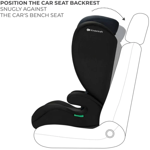 Автокрісло Kinderkraft i-Spark Black (KCISPA00BLK0000) фото 7