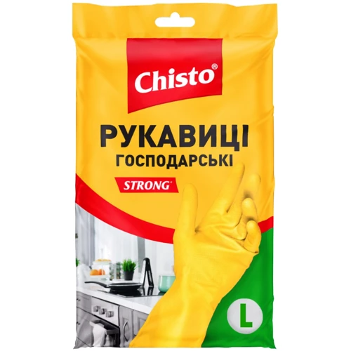 Перчатки Chisto латексные размер L 1 пара (4820164153482)