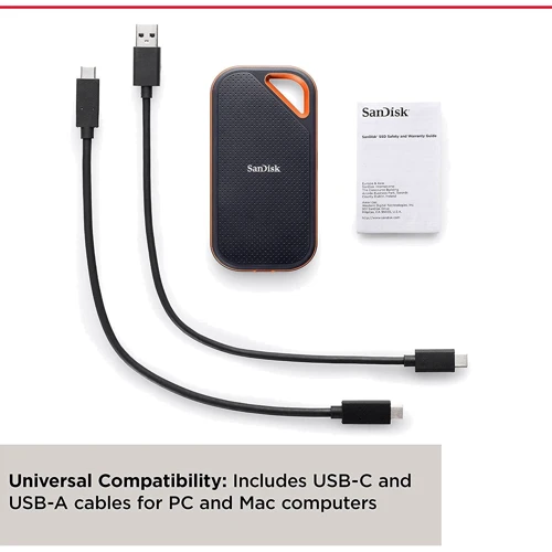 SanDisk Extreme PRO V2 2 TB (SDSSDE81-2T00-G25): Интерфейс подключения USB Type-C