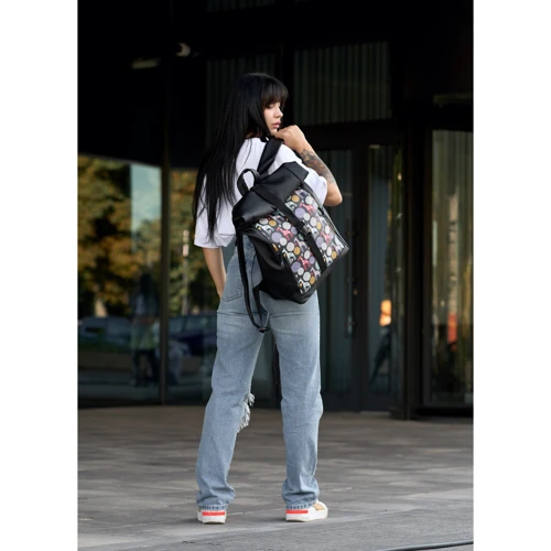 Женский рюкзак Sambag RollTop One черный (24208301): Пол Женский