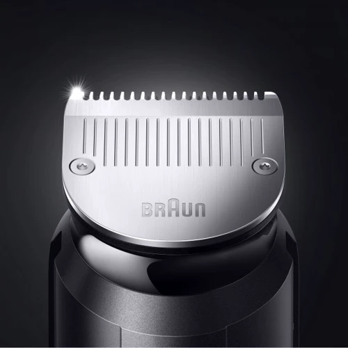 Машинка для стрижки (триммер) Braun MGK7321: Зона применения Для носа, Для тела, Для бороды, Для окантовки