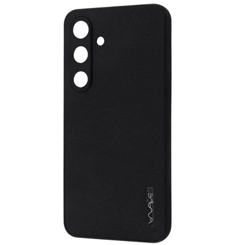 Чехол для телефонов WAVE Leather Case Black for Samsung S921 Galaxy S24