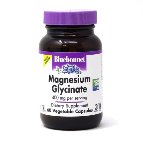 Bluebonnet Nutrition Magnesium Glycinate Магній Гліцинат 400 Мг 60 капсул