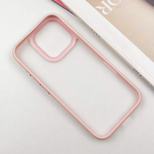 Чохол для iPhone Mobile Case TPU+PC Metal Buttons Pink for iPhone 16 Pro Max: Тип аксесуара чехол