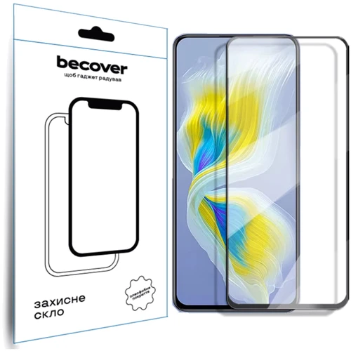 BeCover Tempered Glass Black for Infinix Smart 9 (X6532) (712347): undefined undefined