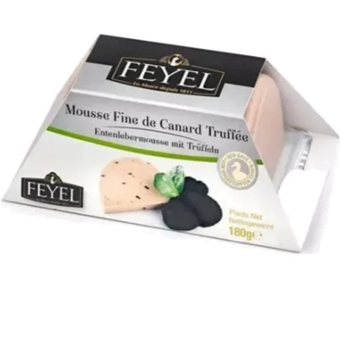 Мусс Feyel из утиной печени с трюфелем 180 г (3018256168006)