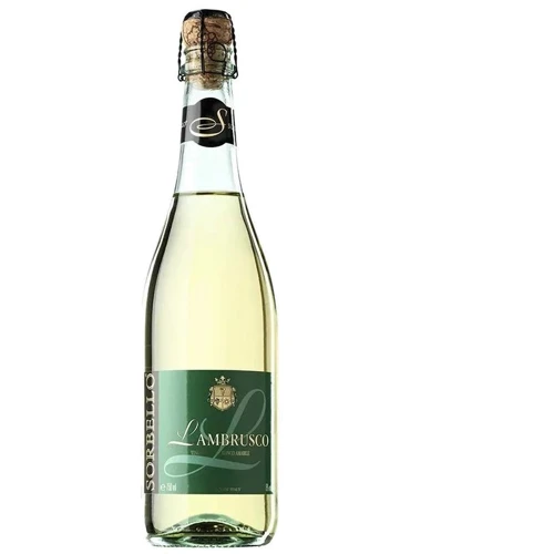 Вино ігристе Sorbello Lambrusco Bianco IGT біле напівсолодке 0.75 л (YL8008820148485)