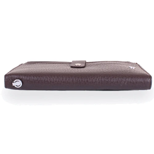 Жіночий гаманець ST Leather Accessories коричневий (NST420-coffee): Матеріал Натуральна шкіра