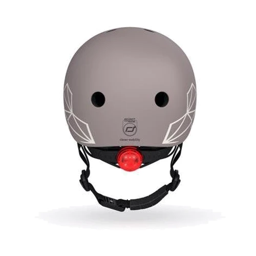 Детский защитный шлем Scoot&Ride коричневый с фонариком (SR-181206-BROWNLINES): Производитель Scoot&Ride